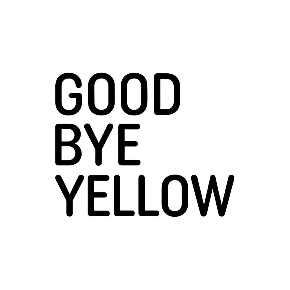 Goodbye Yellow logo