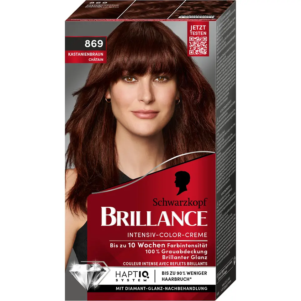 Brillance Intensiv-Color-Creme 869 Kastanienbraun