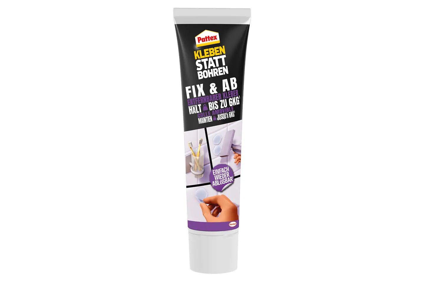 Pattex Kleben statt Bohren Fix & Ab