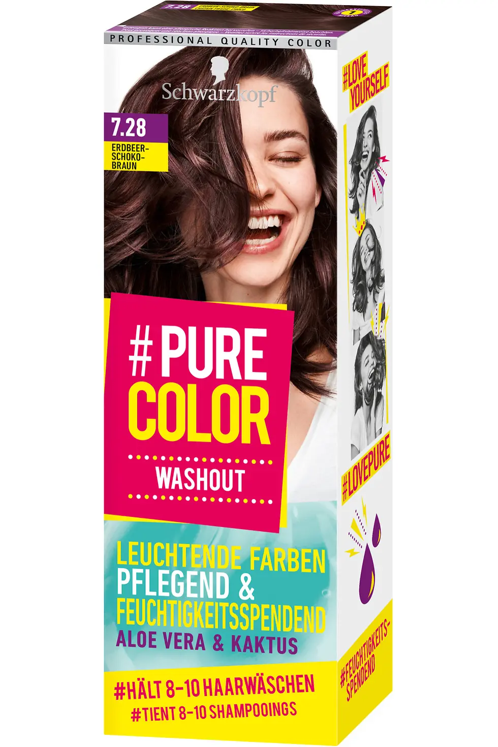 Pure Color Washout 7.28 Erdbeer Schoko-Braun